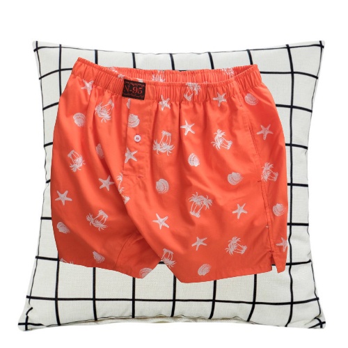 Quần đùi ngủ nam kate mặc nhà có túi tiện lợi màu trơn basic 40-90kg