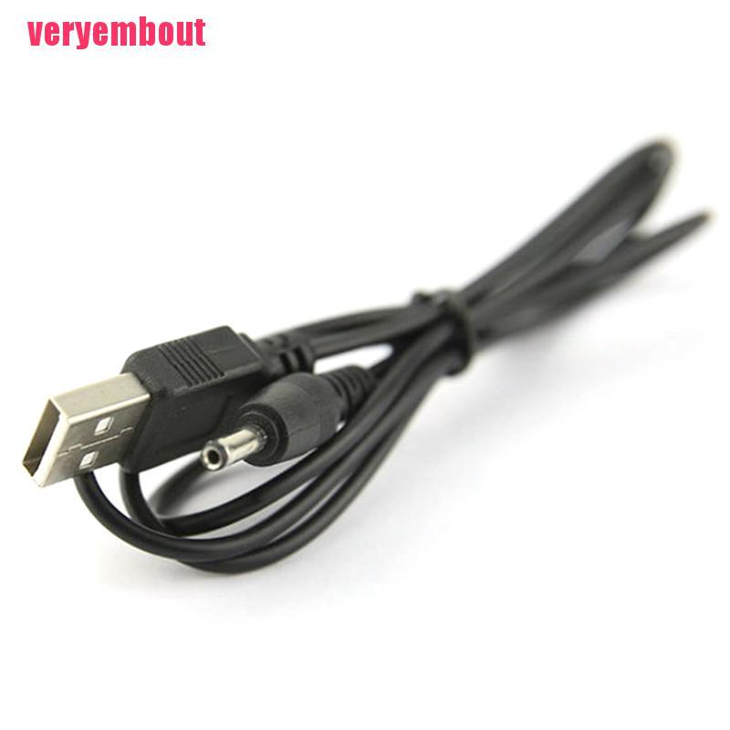 Dây Cáp Chuyển Đổi Đầu Usb Sang Cổng 2.5 3.5 4.0 5.5mm 5v Dc