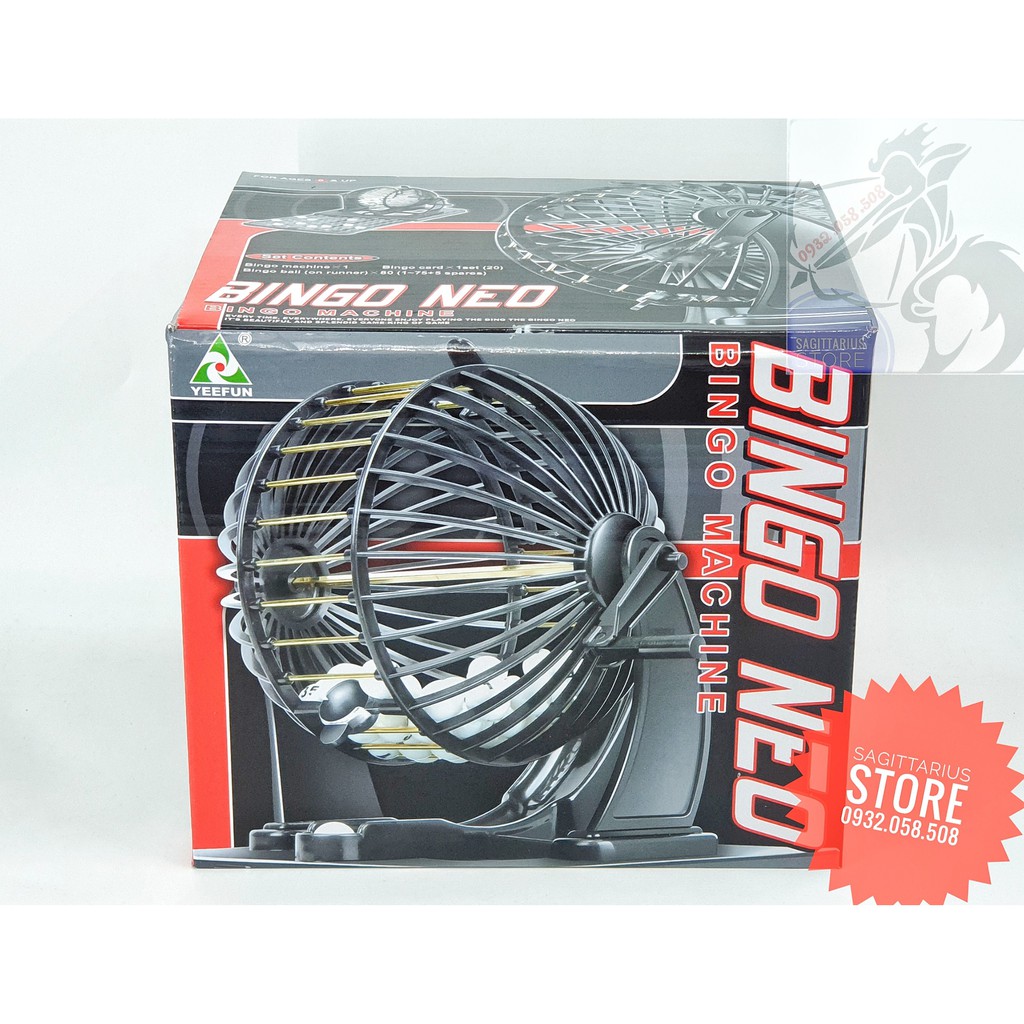 Lồng Cầu BINGO ( Lô Tô ) - BINGO NEO MACHINE ( 75 Số )