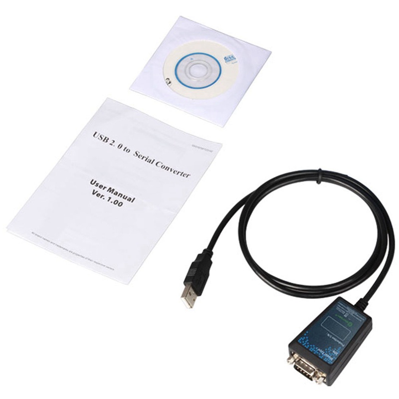 Cáp Chuyển Đổi IOCREST USB 2.0 Sang Serial RS-232 DB9 9Pin Dài 1M USB Sang RS232 Hỗ Trợ WIN10