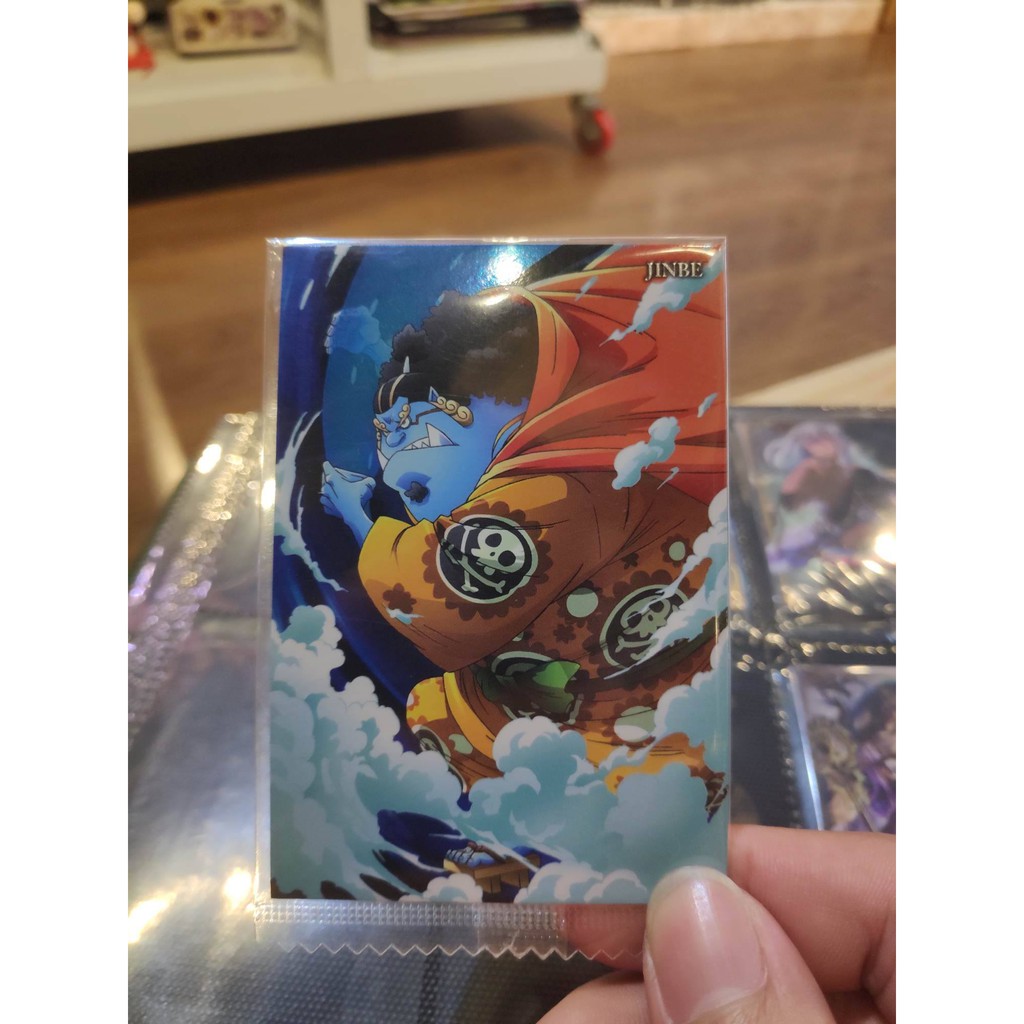 Thẻ bài sưu tầm bánh xốp One Piece - Tặng bọc bài nhựa bảo quản