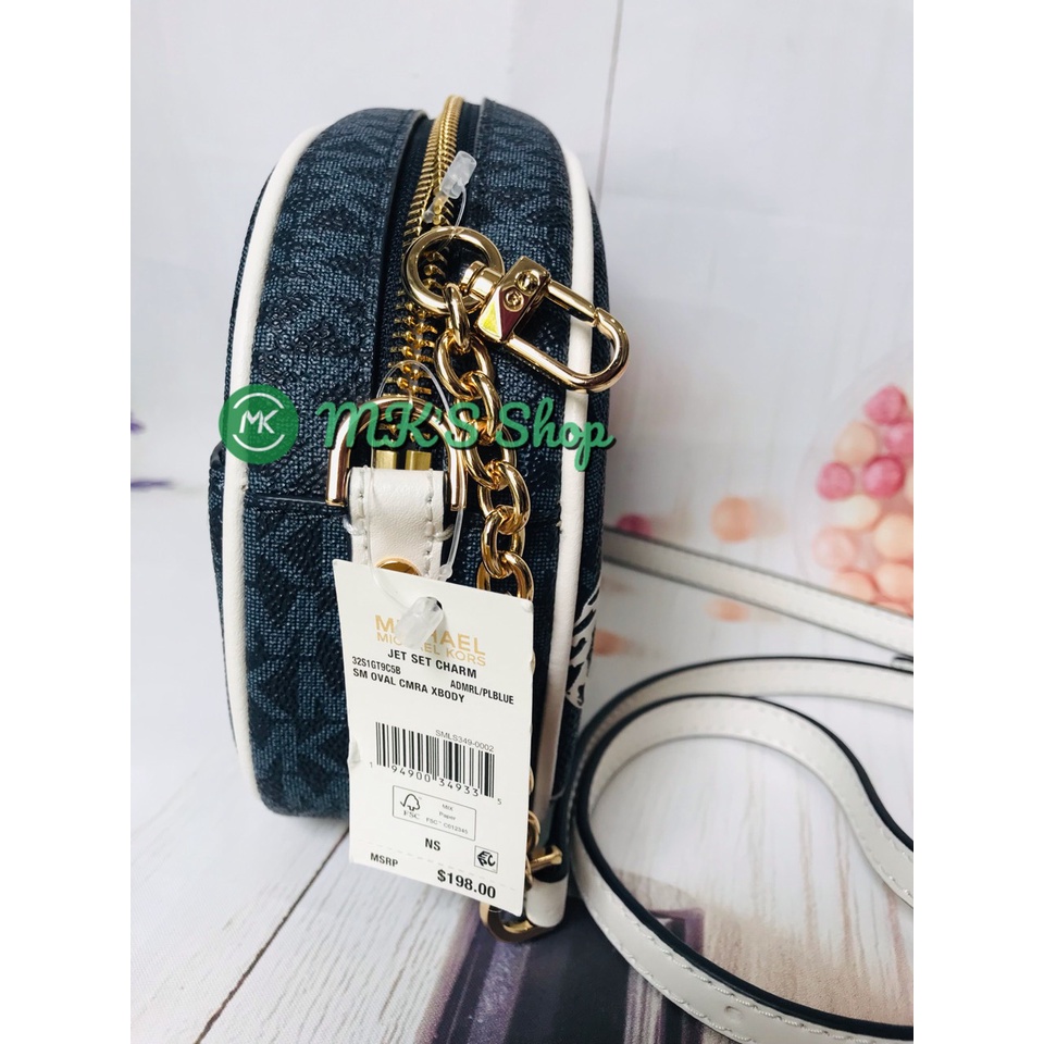 TÚI ĐEO CHÉO MICHAEL KORS OVAL JET SET CHARM
