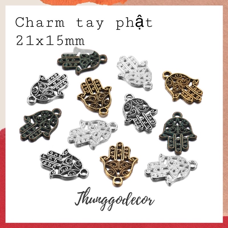(1cái) Charm hợp kim/mặt dây làm trang sức thủ công/thủ công