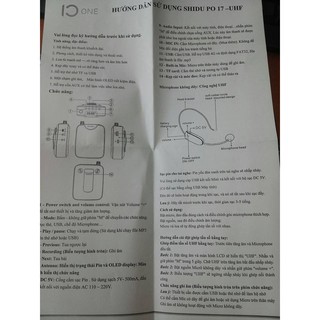 Máy trợ giảng SHIDU PO17-UHF
