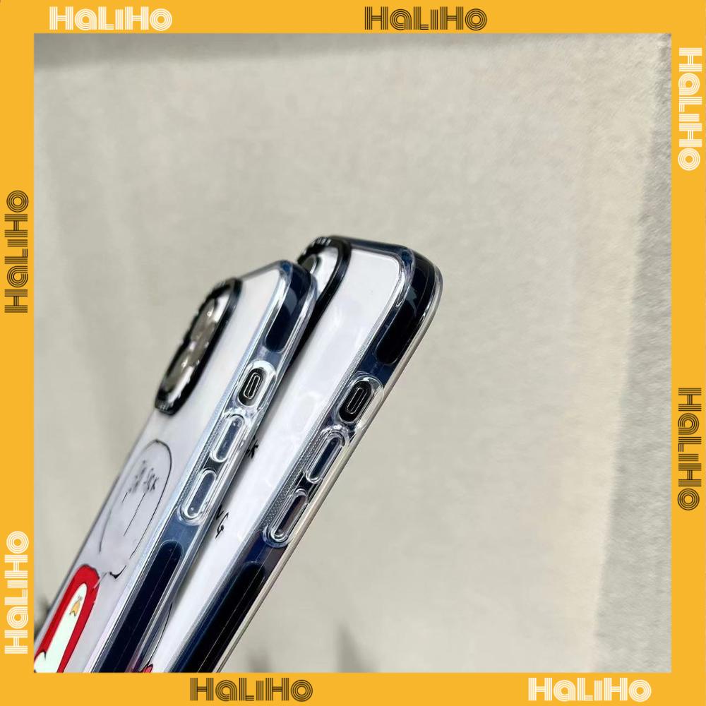iPhone Case Silicone Soft Case Clear Case Thickened Shockproof Protection Camera Cartoon Cute Duck Compatible For iPhone 11 iPhone 13 Pro Max iPhone 12 Pro Max iPhone 7 Plus xr