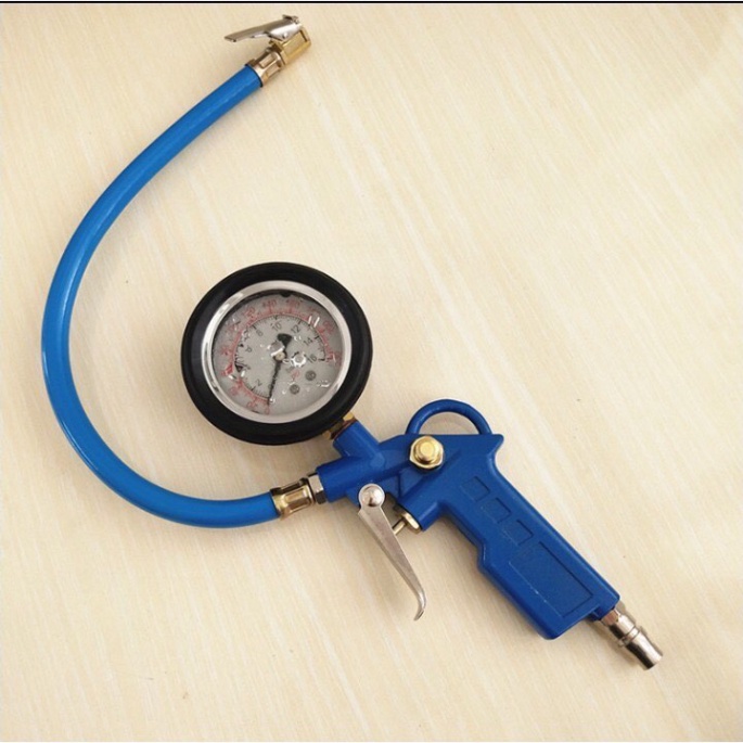 Đồng Hồ Bơm Lốp  Áp Suất Ngâm Dầu cho oto và xe máy