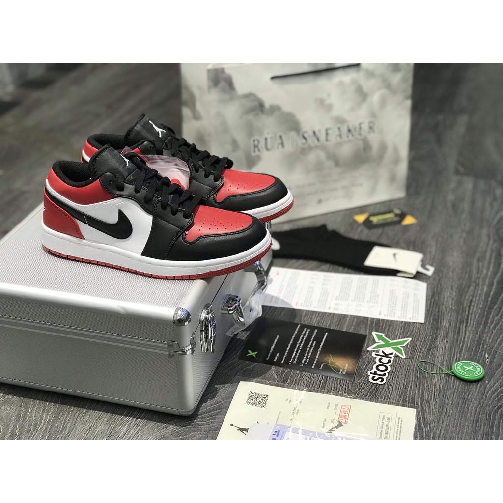Siêu Phẩm Giày Thể Thảo Sneaker JD Đỏ Trắng  Bred Toe 2020 Cao Cấp Ảnh Thật + freeship + Tặng Tất