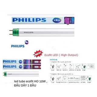 Bóng led tube ECOFIT HO 10W 6 TẤC SIÊU SÁNG PHILIPS