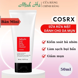 Sữa rửa mặt Cosrx Salicylic Acid Daily Gentle Cleanser [Tuýp mini 50ml]