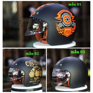 Mũ Royal M139 royal-Mũ bảo hiểm 3/4 dấu kính chính hãng