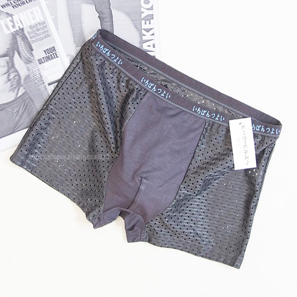 1 chiếc quần lót nam chính hãng xuất Nhật - quan lot nam chất Thông hơi, Kháng khuẩn, Khử mùi - Sịp 