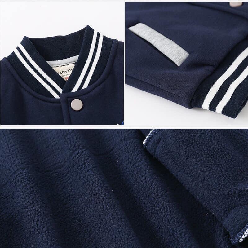 Áo khoác bomber bé trai siêu xinh