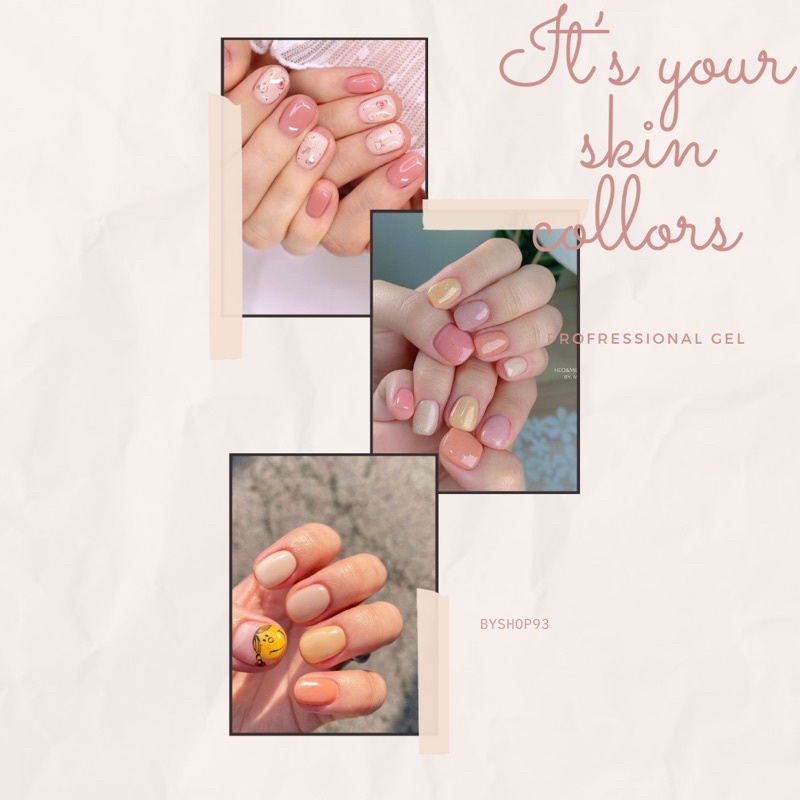 [Hi gel] Sơn gel thạch tone màu nude cao cấp Hàn Quốc tách lẻ collection It’s your skin