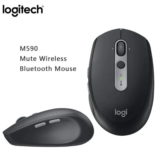 Chuột máy tính không dây Logitech M590 - Hàng chính hãng