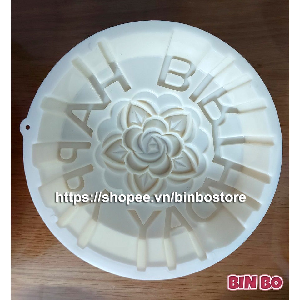 Combo 2 khuôn rau câu sinh nhật mẫu 11 và mẫu 12 Vĩnh Trường