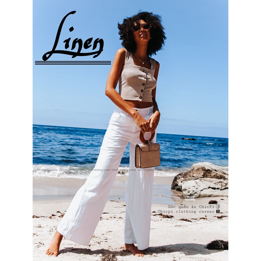 QUẦN LINEN SUÔNG DÀI TRENDY MODE