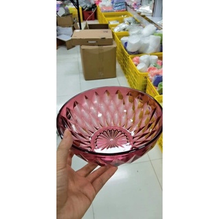 Bát rửa mặt spa bát đựng nước chậu rửa mặt phong cách hàn quốc bằng mica dày dặn đáy
