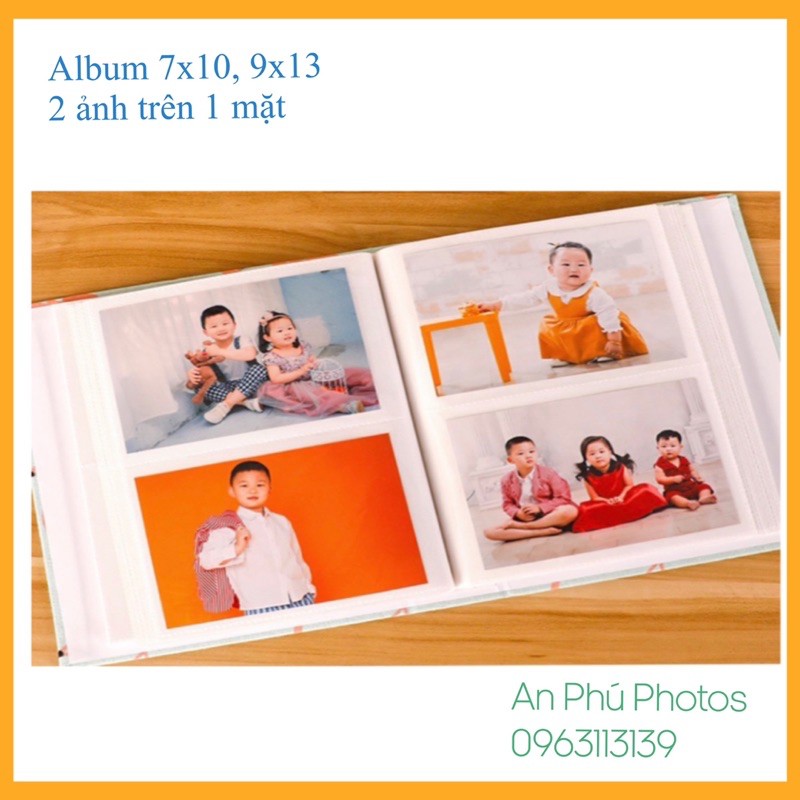 Album ảnh 7x10 (6x9), 9x13, 10x15, 13x18 Hình lá cây, loại đẹp