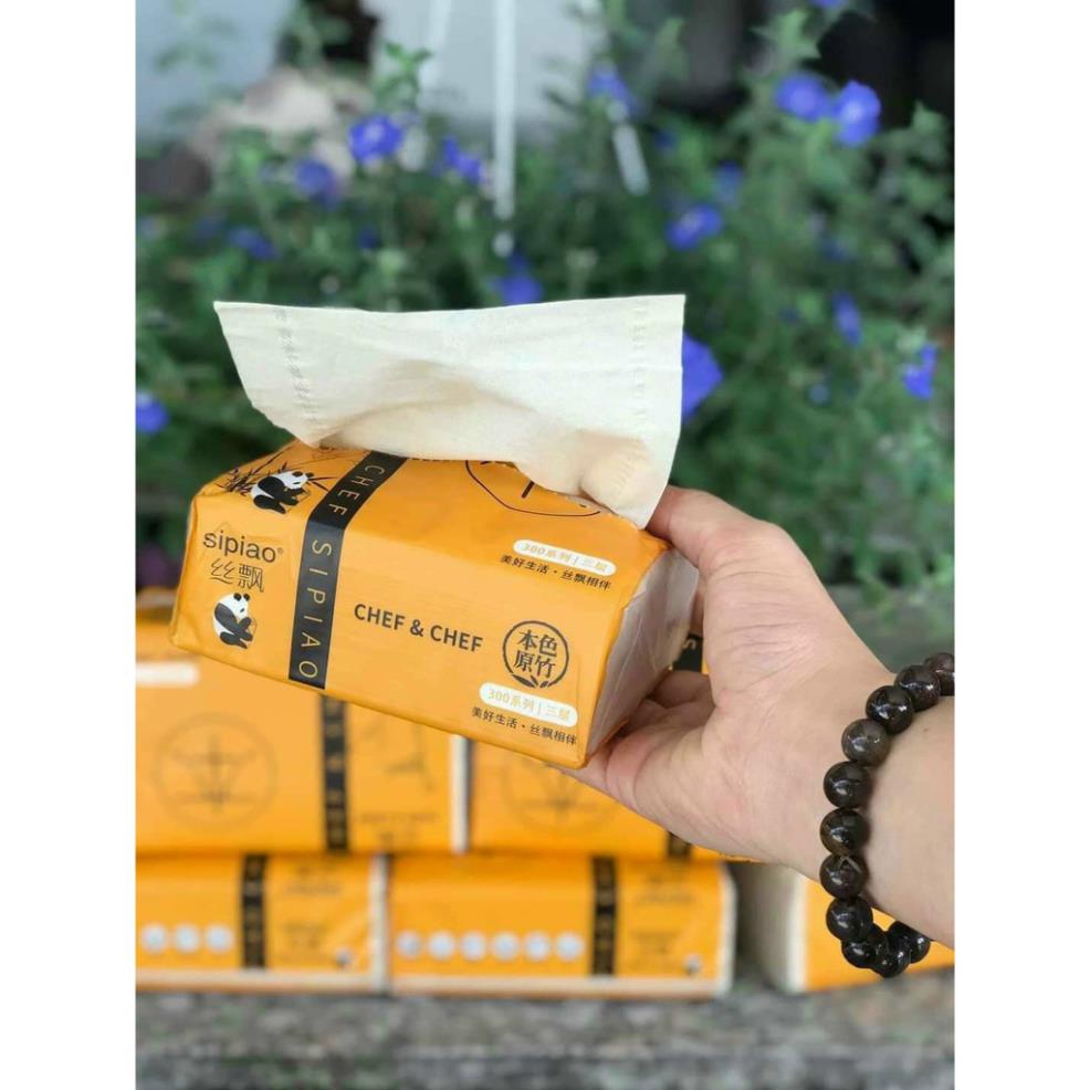 GIẤY ĂN GẤU TRÚC SIPIAO (hàng loại 1, loại đủ 30 tờ)