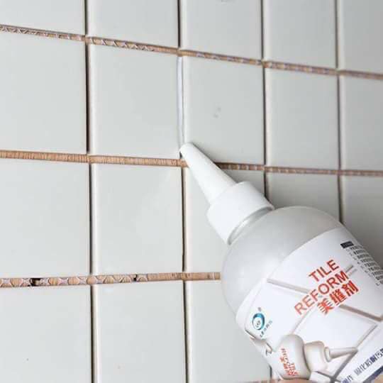 Keo chà ron gạch cao cấp, keo dán mạch gạch siêu bám dính chống thấm nước dung tích 280ml - màu trắng