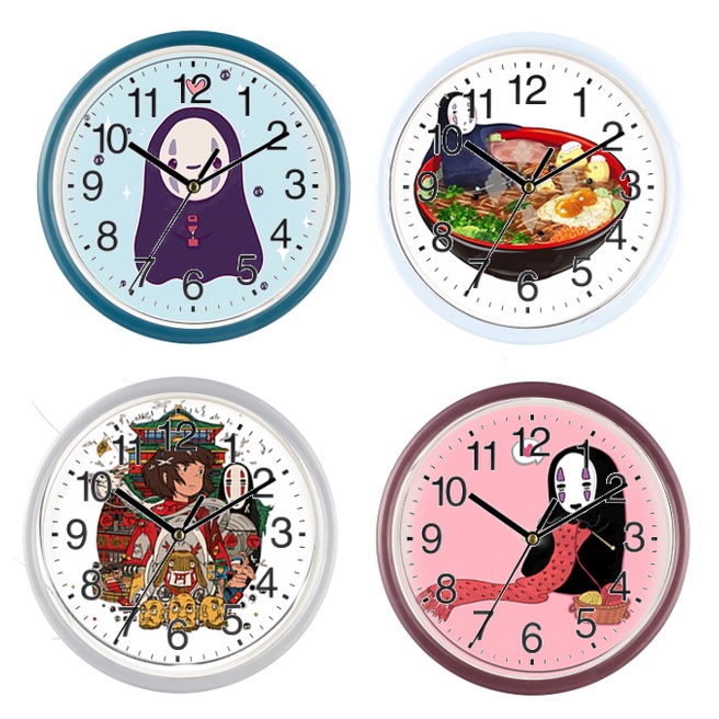 Đồng hồ treo tường vô diện DHTI19 cute dễ thương 13 đến15cm