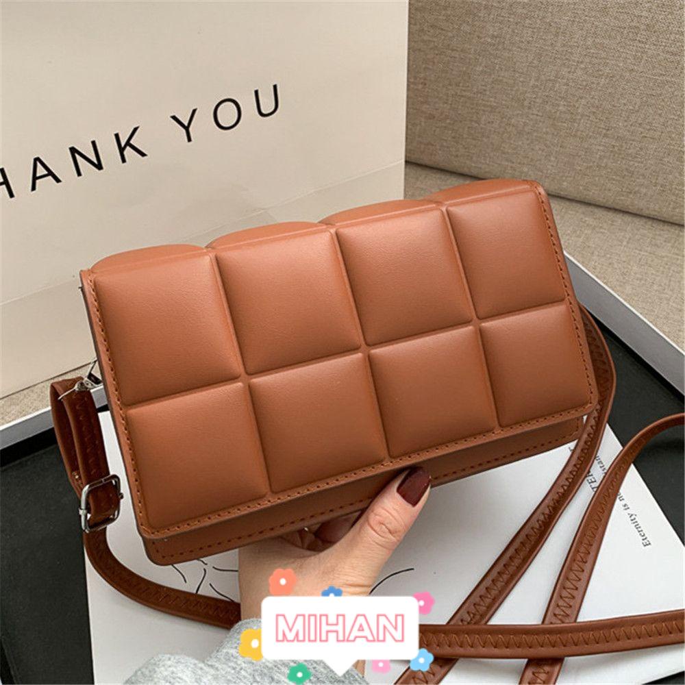 Túi Xách Đeo Vai Hình Vuông Họa Tiết Kẻ Sọc Thời Trang Hàn Quốc MIHAN1