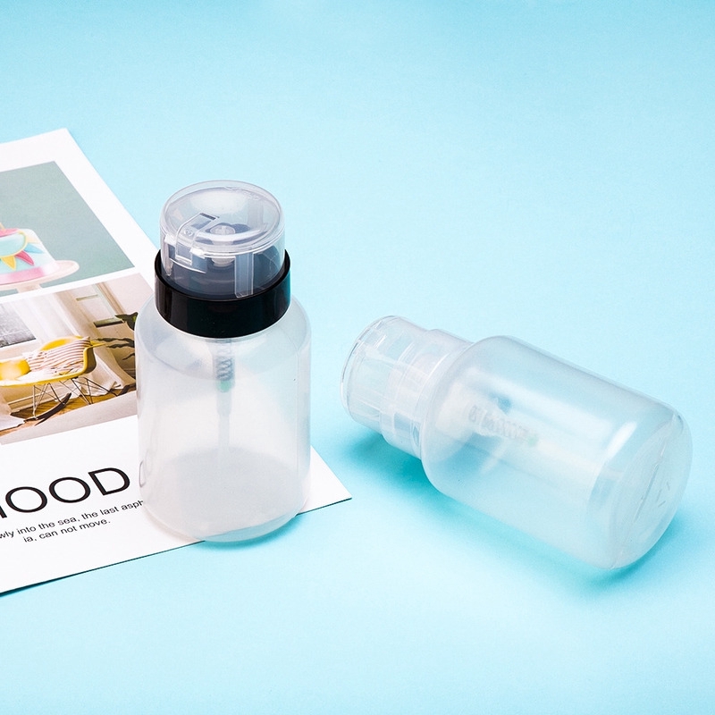 [Hàng mới về] Chai nhựa đựng dung dịch tẩy rửa móng tay 200ml tiện dụng