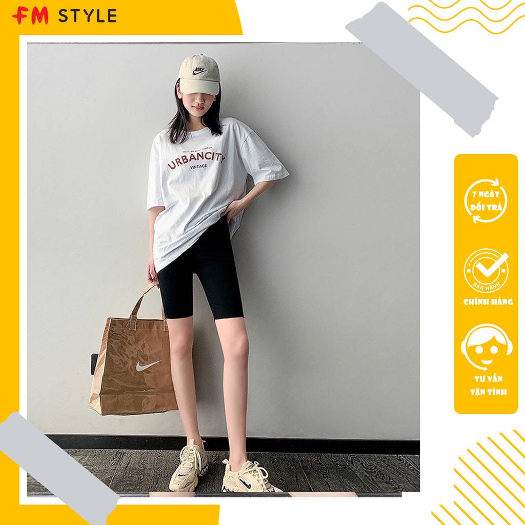 Quần legging nữ FM Style đùi lửng cạp chun vải thun co giãn cao cấp dáng ôm thoãi mái - quyến rũ  220411500