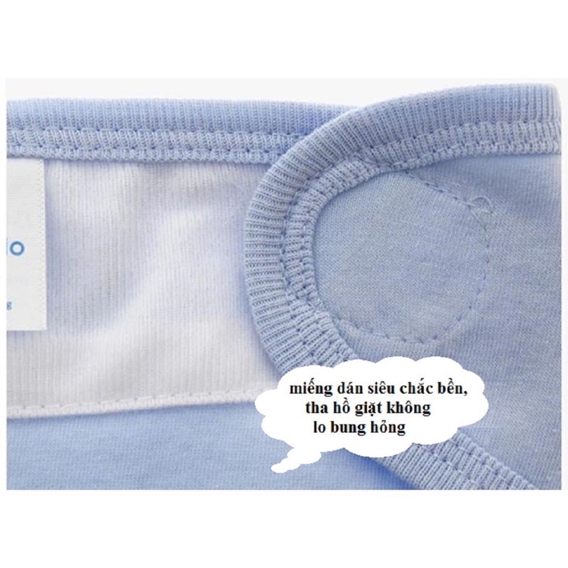 Tã vải dán Babyleo Thái Hà Thịnh 100% cotton mềm, mịn, mát