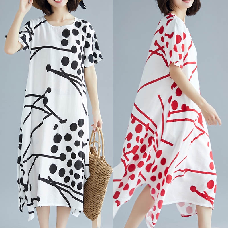 Đầm Maxi ZANZEA Cổ Tròn Dáng Rộng Họa Tiết Hoa Thời Trang Cho Nữ | BigBuy360 - bigbuy360.vn