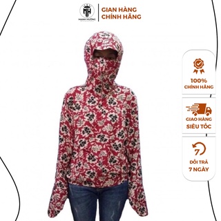 Áo Chống Nắng Vải Lanh MẠNH HƯỜNG Chất Mát Lạnh 2 Lớp Kèm Khẩu Trang