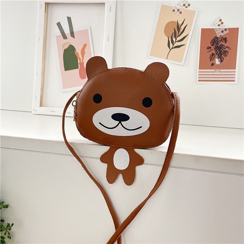 Túi đeo chéo vai IELGY hình động vật hoạt họa đáng yêu sành điệu