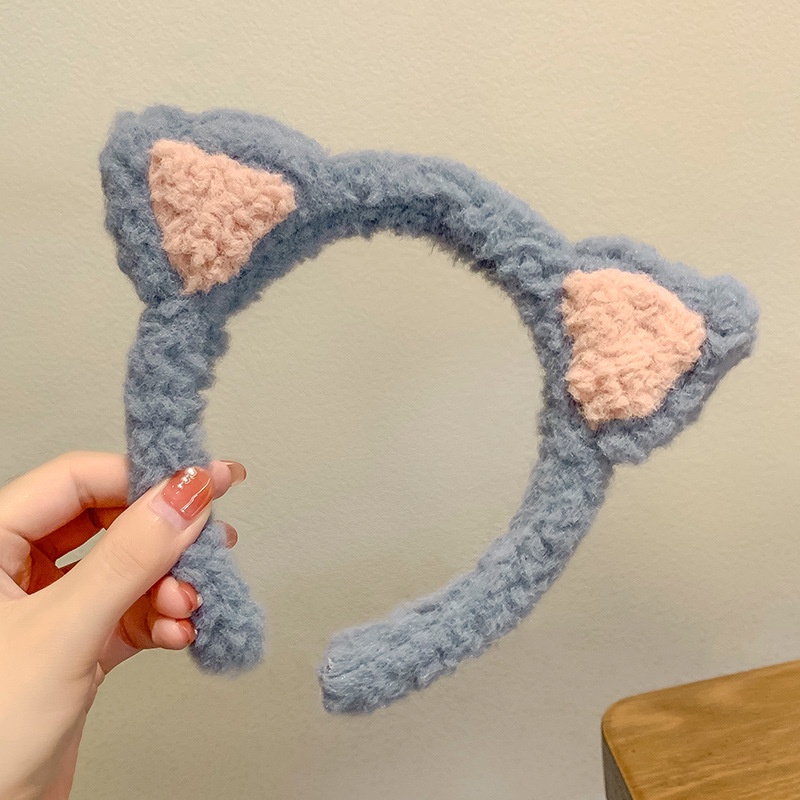 Băng Đô Tai Mèo Bằng Lông Nhung Dễ Thương Xinh Xắn Dành Cho Nữ