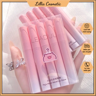 Set son 5 cây Leaduu siêu cute màu hồng nội địa trung