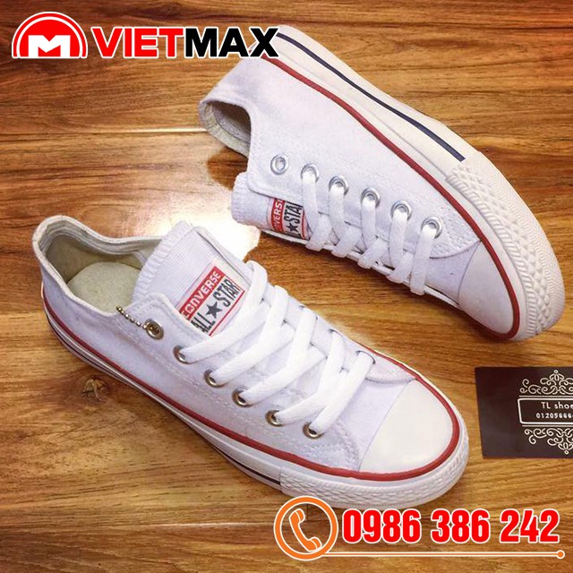 Giày Thể Thao CV Classic Màu Trắng Nam Nữ