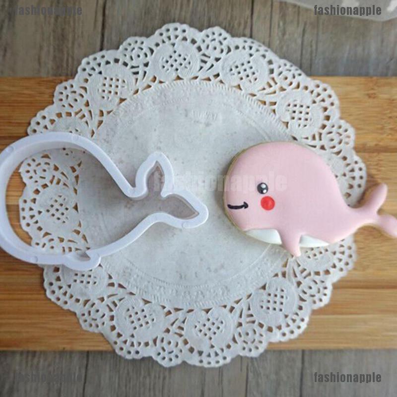 ❀❀ Bộ 8 Khuôn Cắt Bánh Hình Động Vật Biển