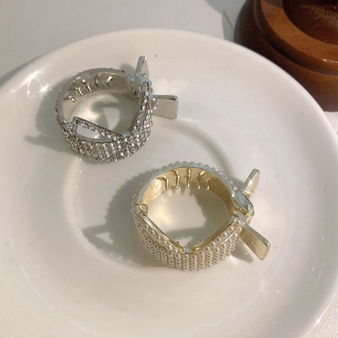 Kẹp Tóc Đuôi Ngựa Hình Tai Mèo Đính Đá Dễ Thương Thời Trang Cho Nữ Mã 2022