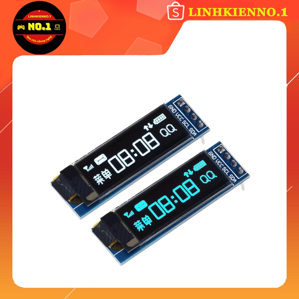 Màn Hình Oled 0.91 - 0.96 - 1.3 Inch Giao Tiếp I2C