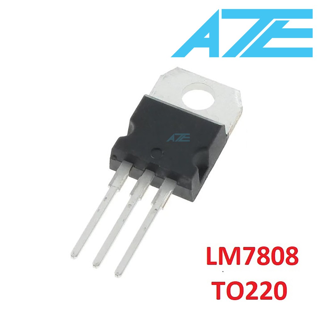 IC nguồn ổn áp tuyến tính Lm7808 1.5A TO220 - 2A3