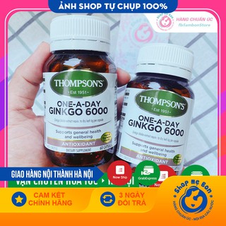 Bổ não Thompson's Ginkgo Biloba 6000mg 60 viên - Xuất xứ Úc