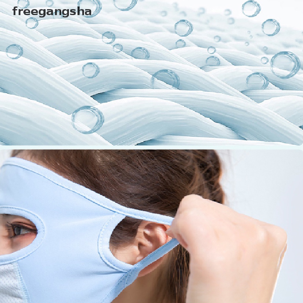 [FREG] Summer Ice Silk Face Balaclava Full Cover Summer Sun Ultra UV Protection Thin FDH
