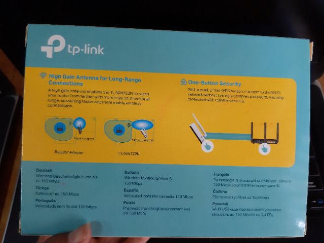 USB thu sóng Wifi tp-link TL-WN722N BH chính hãng 2 năm