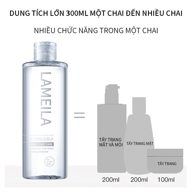 Nước Tẩy Trang LAMEILA Dành Cho Mọi Loại Da 300 ml-LML-3027