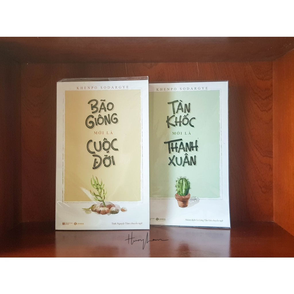 Sách - Bão Giông Mới Là Cuộc Đời Tác giả: Khenpo Sodargye Tặng Bookmark