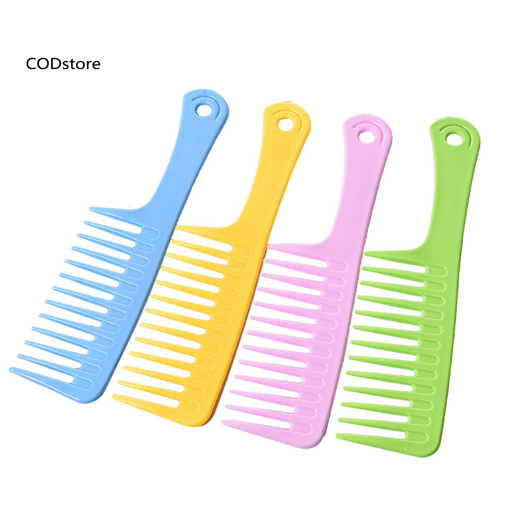 Set 2 Lược Răng Thưa Tạo Kiểu Tóc Xoăn Dài Gợn Sóng