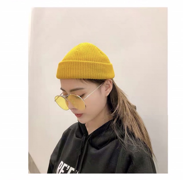 Mũ len beanie siêu hot mẫu len dày unisex