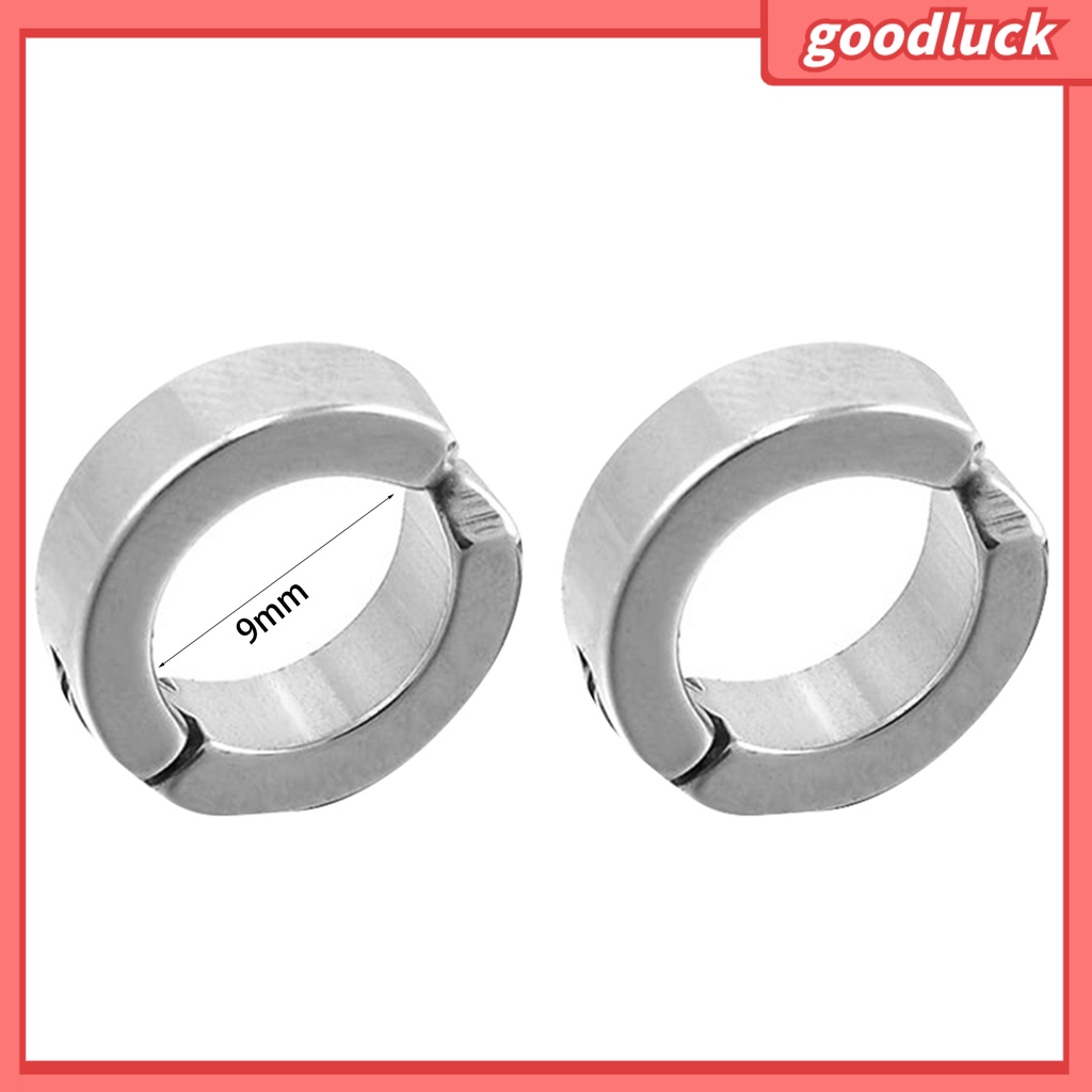 Khuyên tai nam dạng kẹp bằng thép không gỉ thời trang