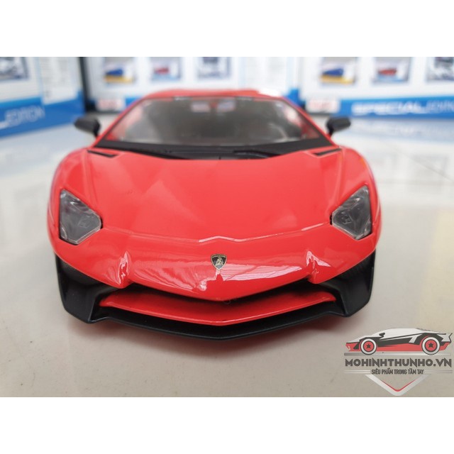 Xe mô hình Lamborghini Aventador, tỉ lệ 1:24, Bburago