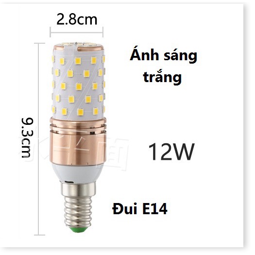 Bóng LED trái bắp 12w