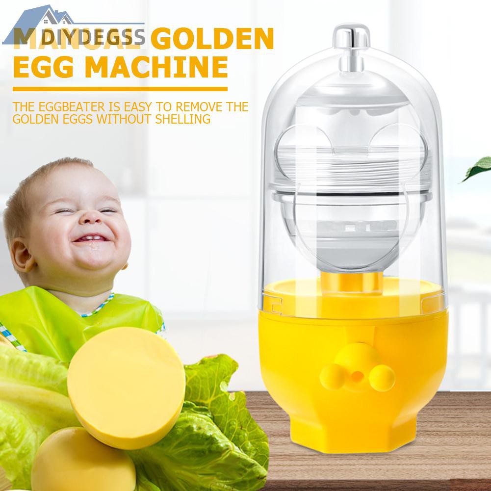 Hand Powered Golden Egg Maker Eggs Yolk White Mixer Kitchen Puller Gadgets